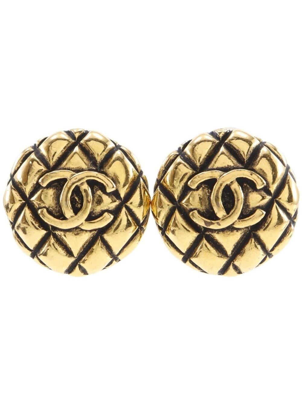 Chanel Cc Logo Clip-On Earrings Metal #228873C91B